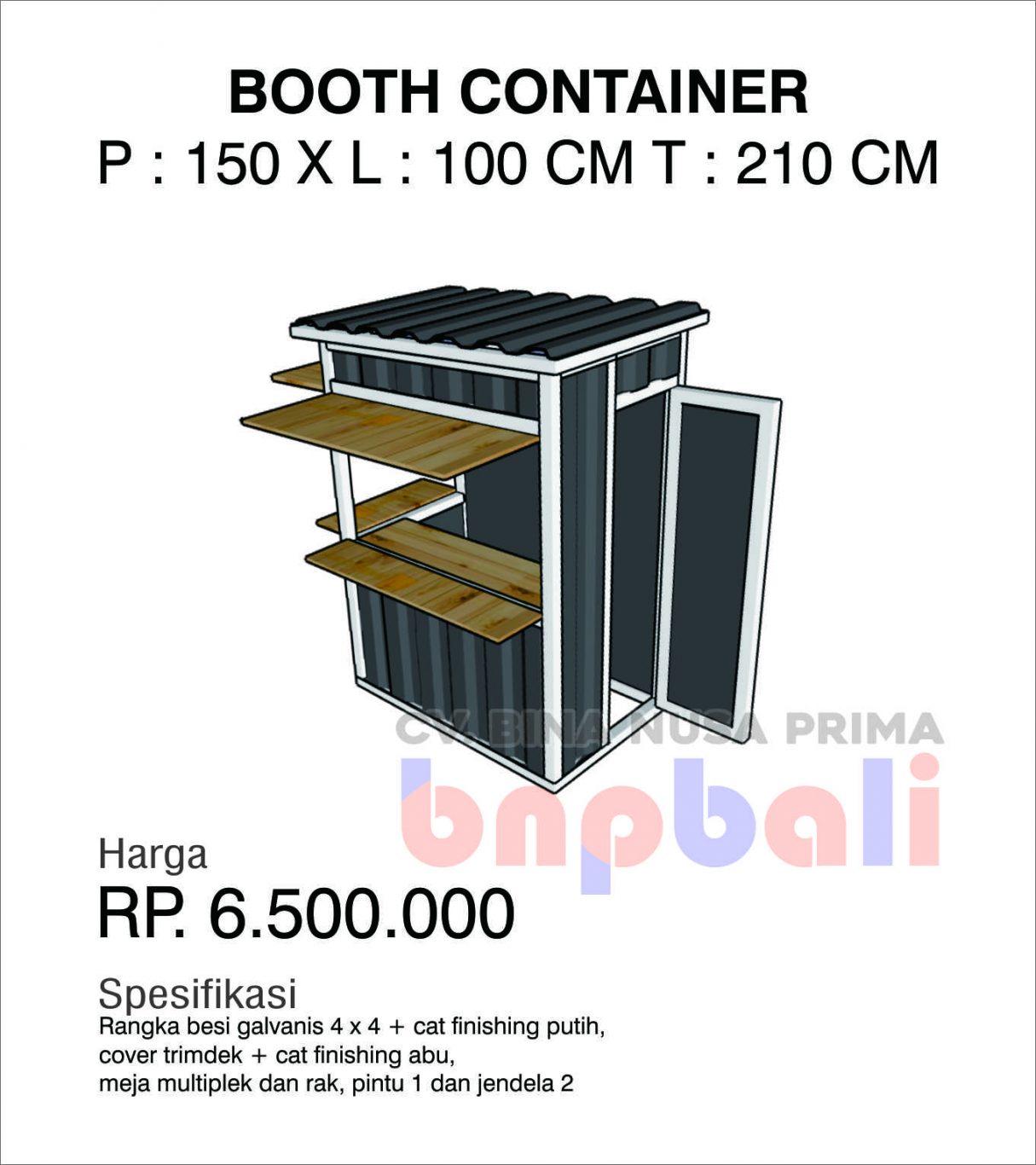 booth container bali 4